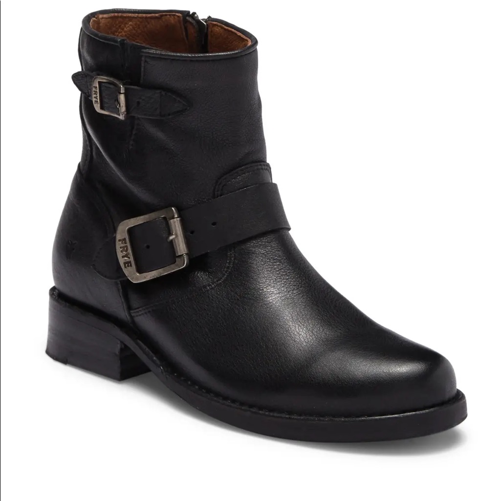 Frye Vicky Buckle Boots Size 6.5